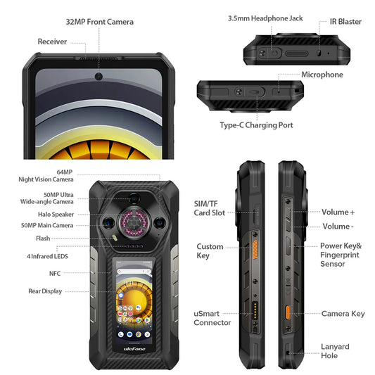 Ulefone Armor 30 PRO 5G Outdoor-Smartphone mit Dual-Display - Neu/Versiegelt