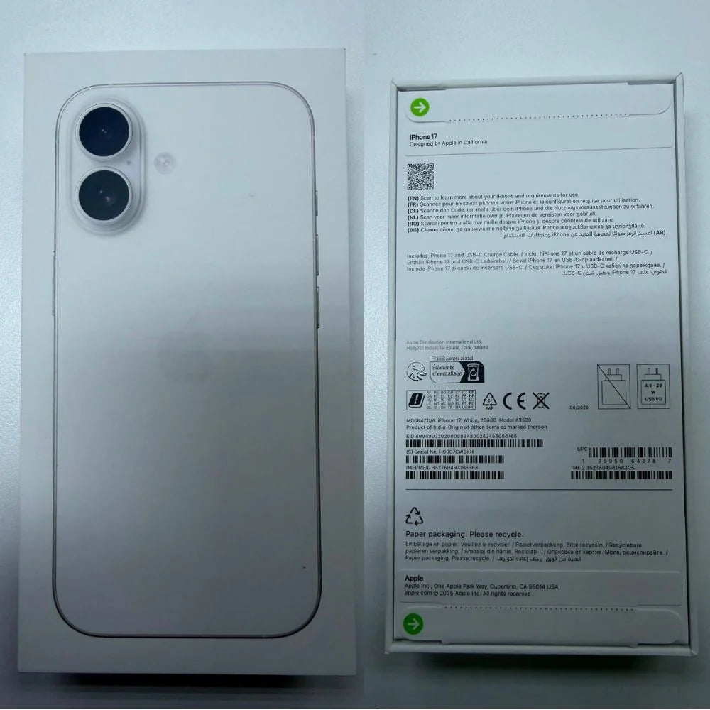 Apple iPhone 17 5G - (VAT Included) - Free Shipping