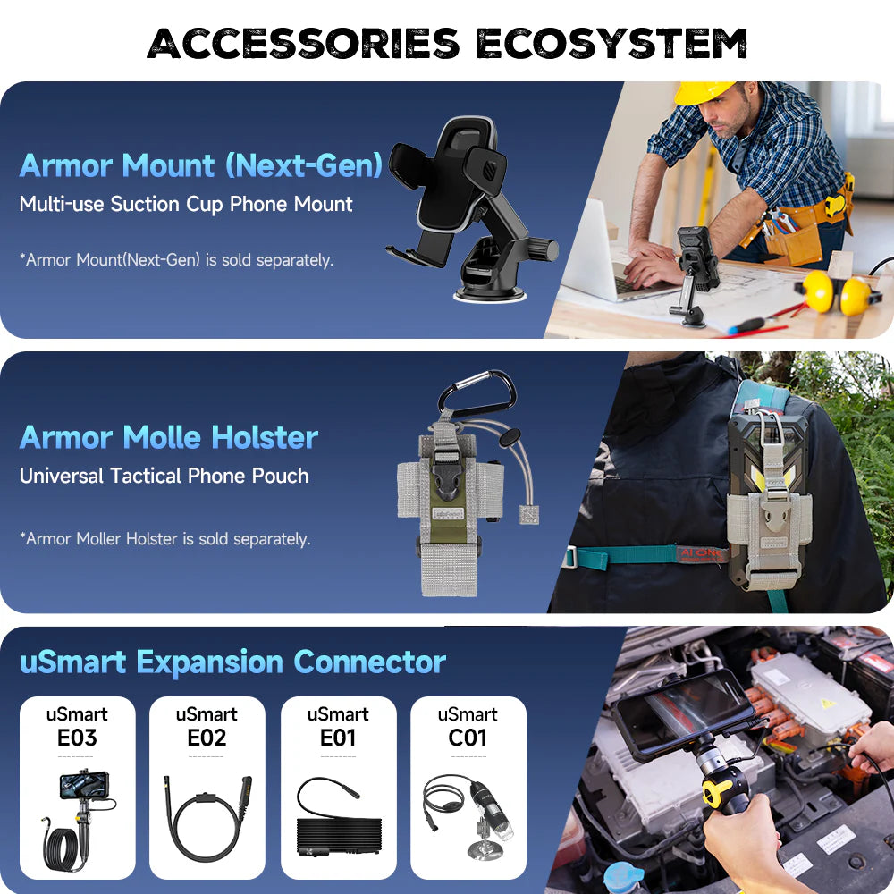 Ulefone Armor 34 Pro+ 5G 512GB Rugged Phone with Projector