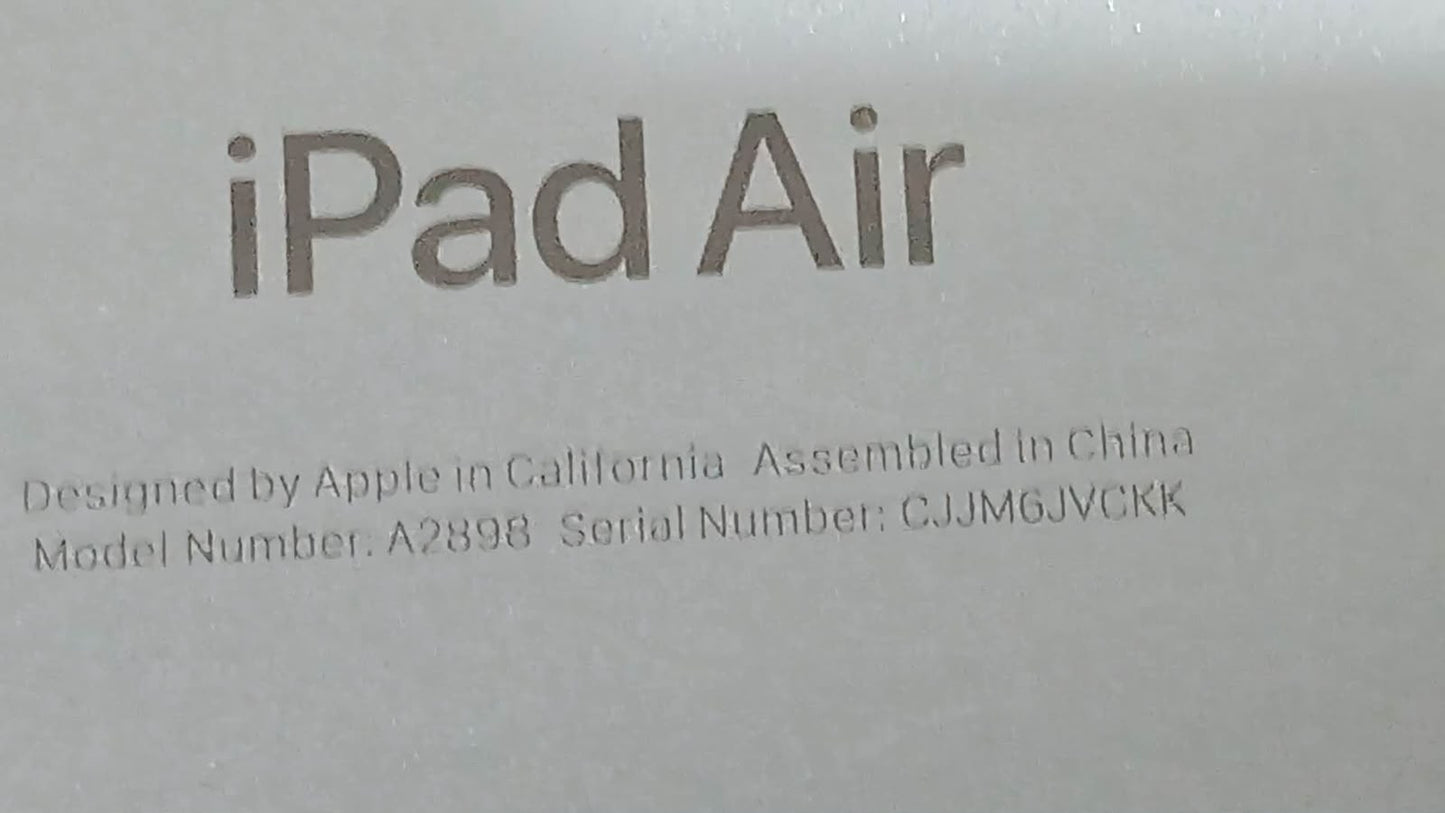 Apple iPad Air 13 M2 WiFi Only 2024 (Grade A Used) 512GB